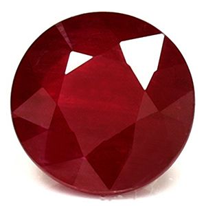 Rubin 1,20 ct, czerwony, szlif okrągły