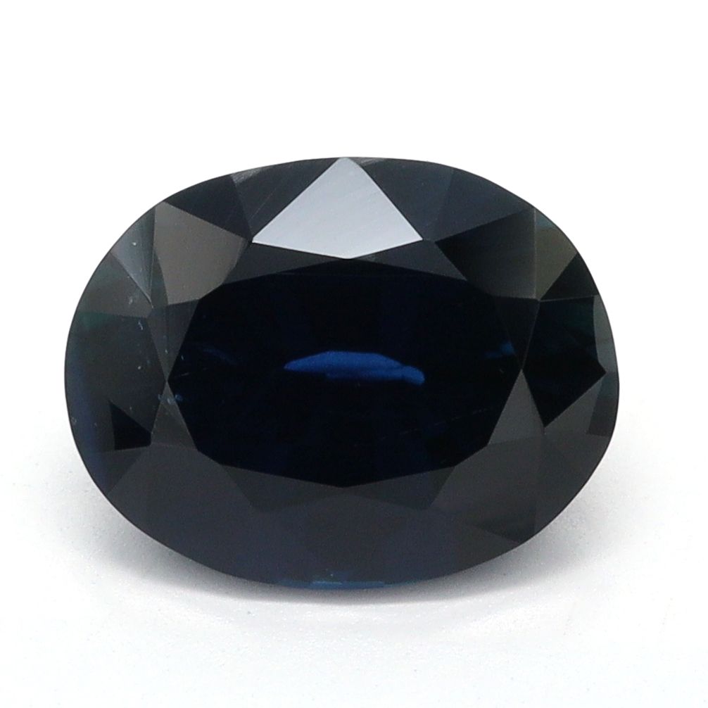Szafir 1,54 ct, niebieski, szlif owalny