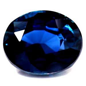 Szafir 2,51 ct, niebieski, szlif owalny
