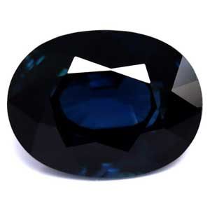 SAPPHIRE FACETED 1.87ct BLUE Intense Blue EC MADAGASCAR NONE