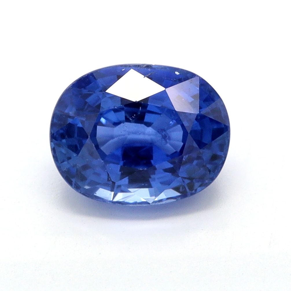 SAPPHIRE FACETED 1.04ct BLUE BLUE SI SRILANKA HEATED