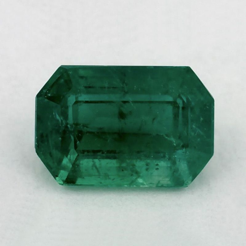 Szmaragd 1,18 ct, zielony, szlif ośmiokątny