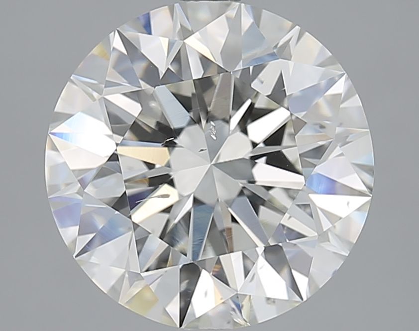 ROUND 5.01 Ct  J SI2 EX EX NON