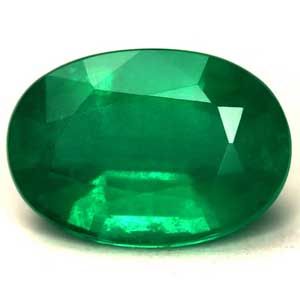 Szmaragd 2,18 ct, zielony, szlif owalny