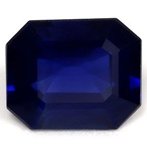 SAPPHIRE FACETED 0.82ct BLUE Deep Blue EC MADAGASCAR HEATED