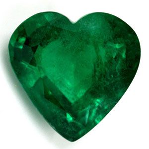 Szmaragd 4,15 ct, zielony, szlif serce