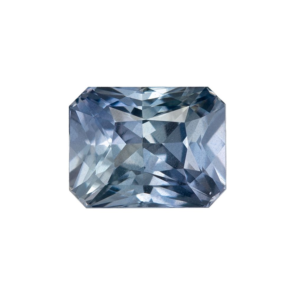 SAPPHIRE FACETED 1.55ct GRAY SI MADAGASCAR HEATED