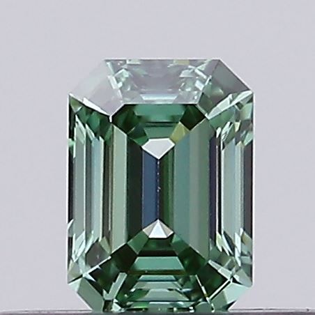 0.21 CT Fancy Vivid Green EMERALD
