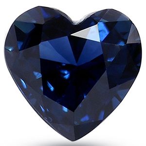 SAPPHIRE FACETED 1.46ct BLUE Intense Blue EC MADAGASCAR HEATED