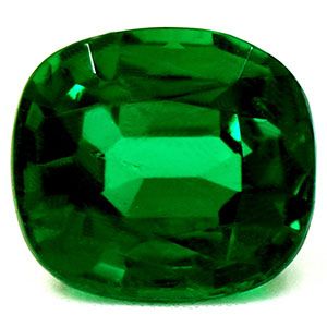 Szmaragd 1,56 ct, zielony, szlif cushion