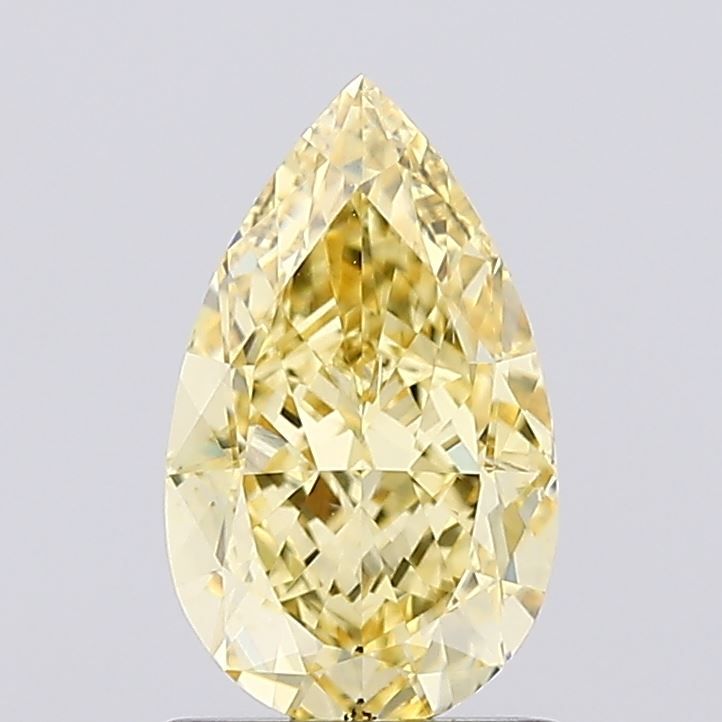 1.34 CT Fancy Intense Yellow PEAR
