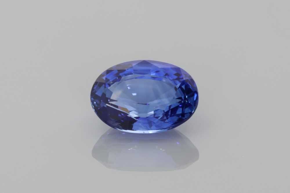 SAPPHIRE FACETED 1.58ct BLUE BLUE SI SRILANKA HEATED