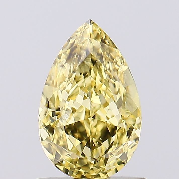 1.01 CT Fancy Vivid Yellow PEAR