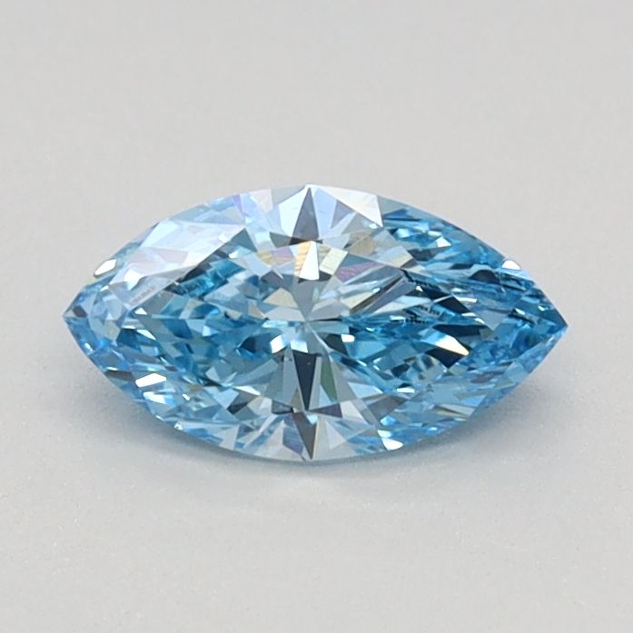 0.4 CT Fancy Vivid Blue MARQUISE
