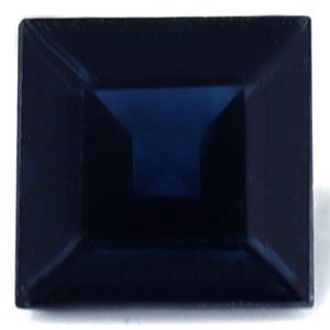 Szafir 1,17 ct, niebieski, szlif kwadratowy