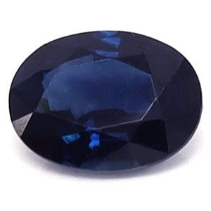 Szafir 1,50 ct, niebieski, szlif owalny