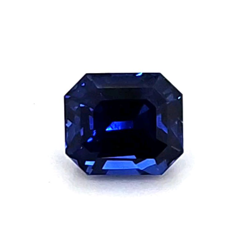 SAPPHIRE FACETED 3.32ct BLUE Blue EC SRILANKA HEATED