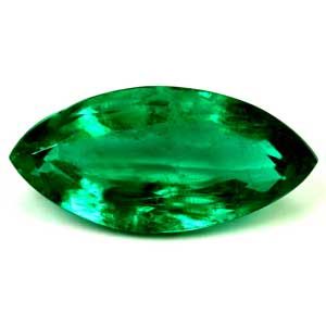 Szmaragd 1,90 ct, zielony, szlif markiza