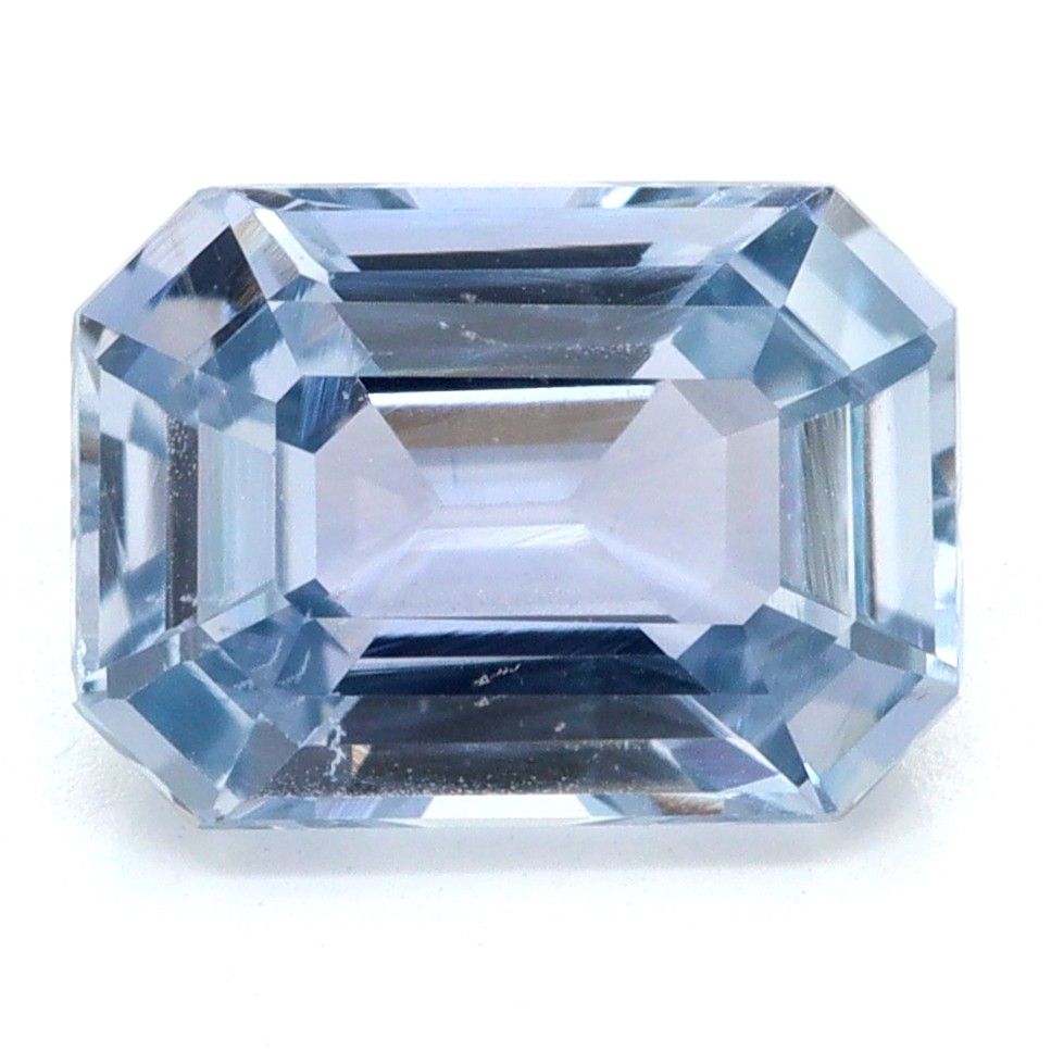Szafir 2,03 ct, niebieski, szlif szmaragdowy