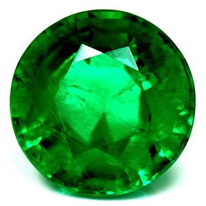 Szmaragd 3,49 ct, zielony, szlif okrągły