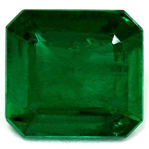 Szmaragd 1,91 ct, zielony, szlif szmaragdowy