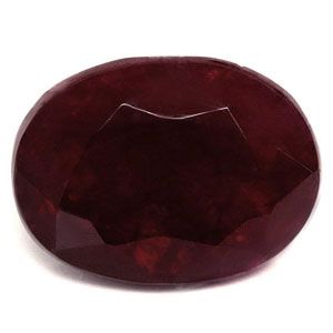 RUBY FACETED 2.84ct RED Deep Red SI REST_OF_AFRICA NONE