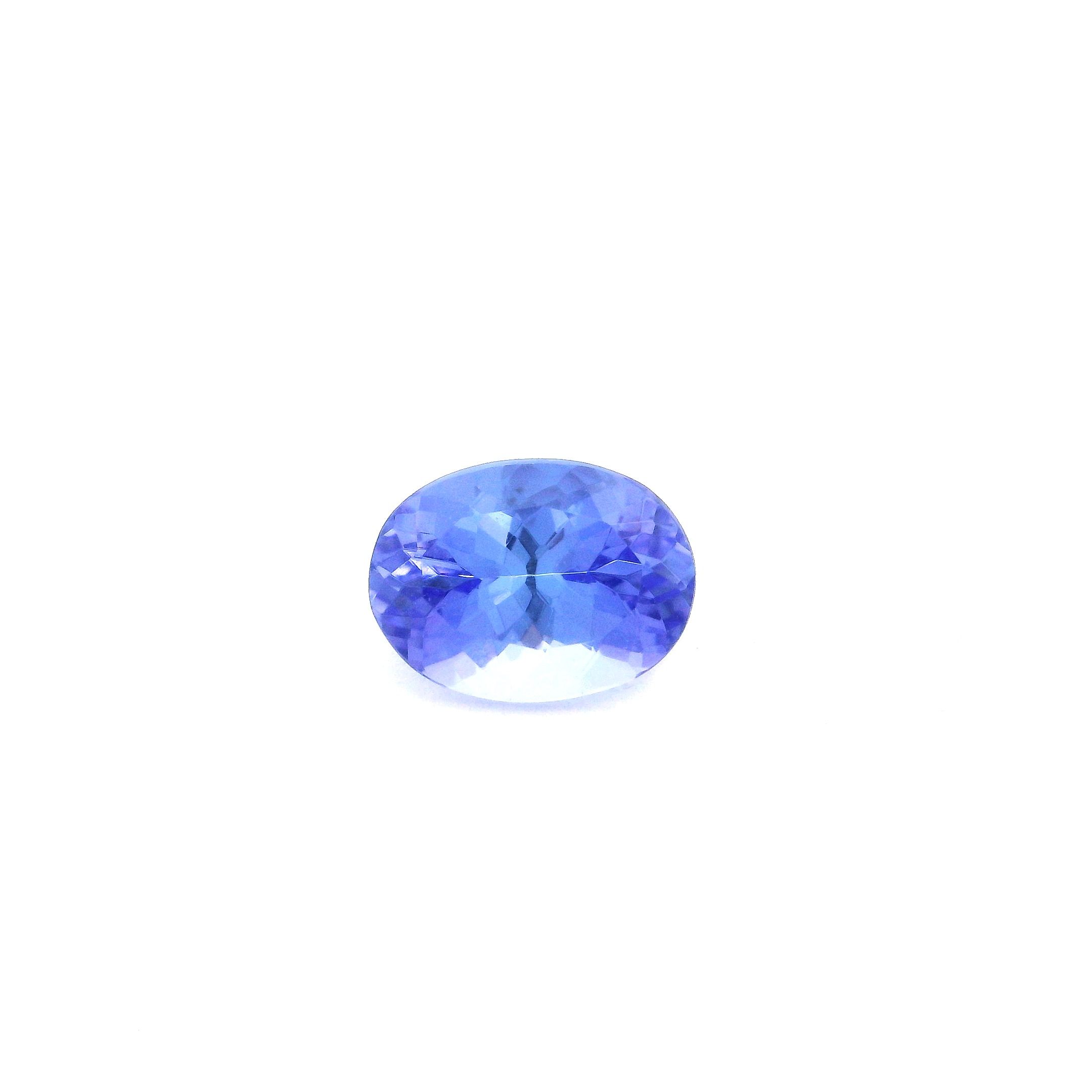 TANZANITE FACETED 1.64ct BLUE Intense EC TANZANIA HEATED