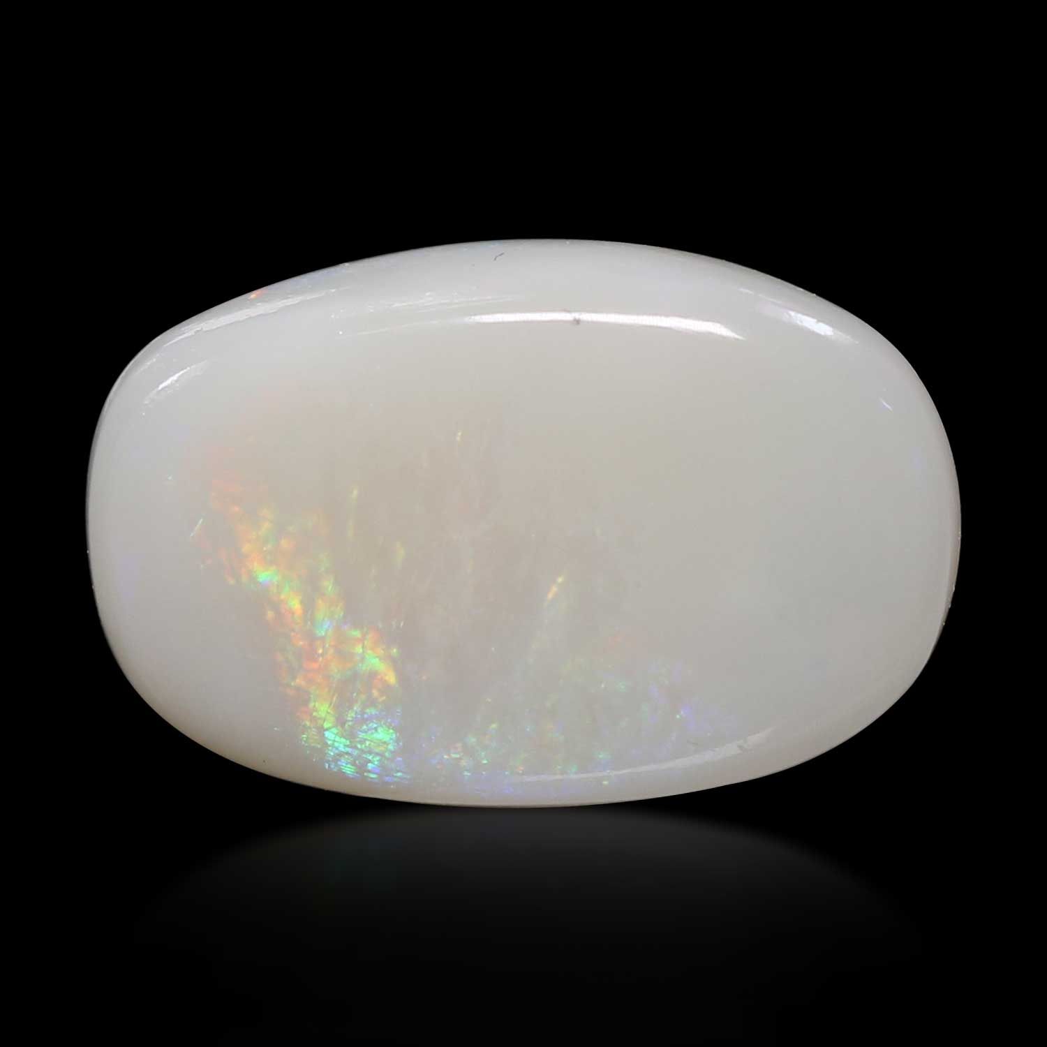 OPAL CABOCHON 2.71ct WHITE MI AUSTRALIA NONE