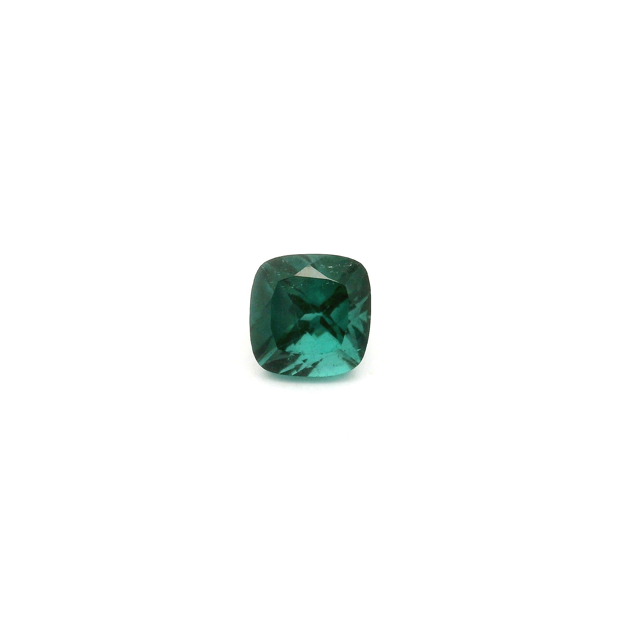 Turmalin 1,24 ct, niebieski, szlif cushion