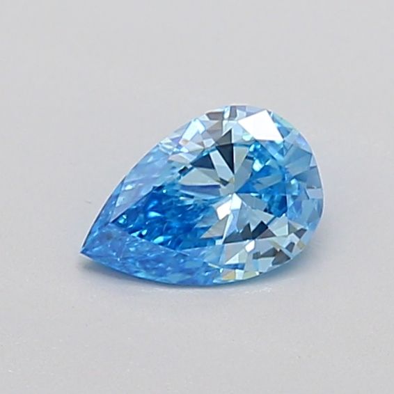 0.31 CT Fancy Intense Blue PEAR