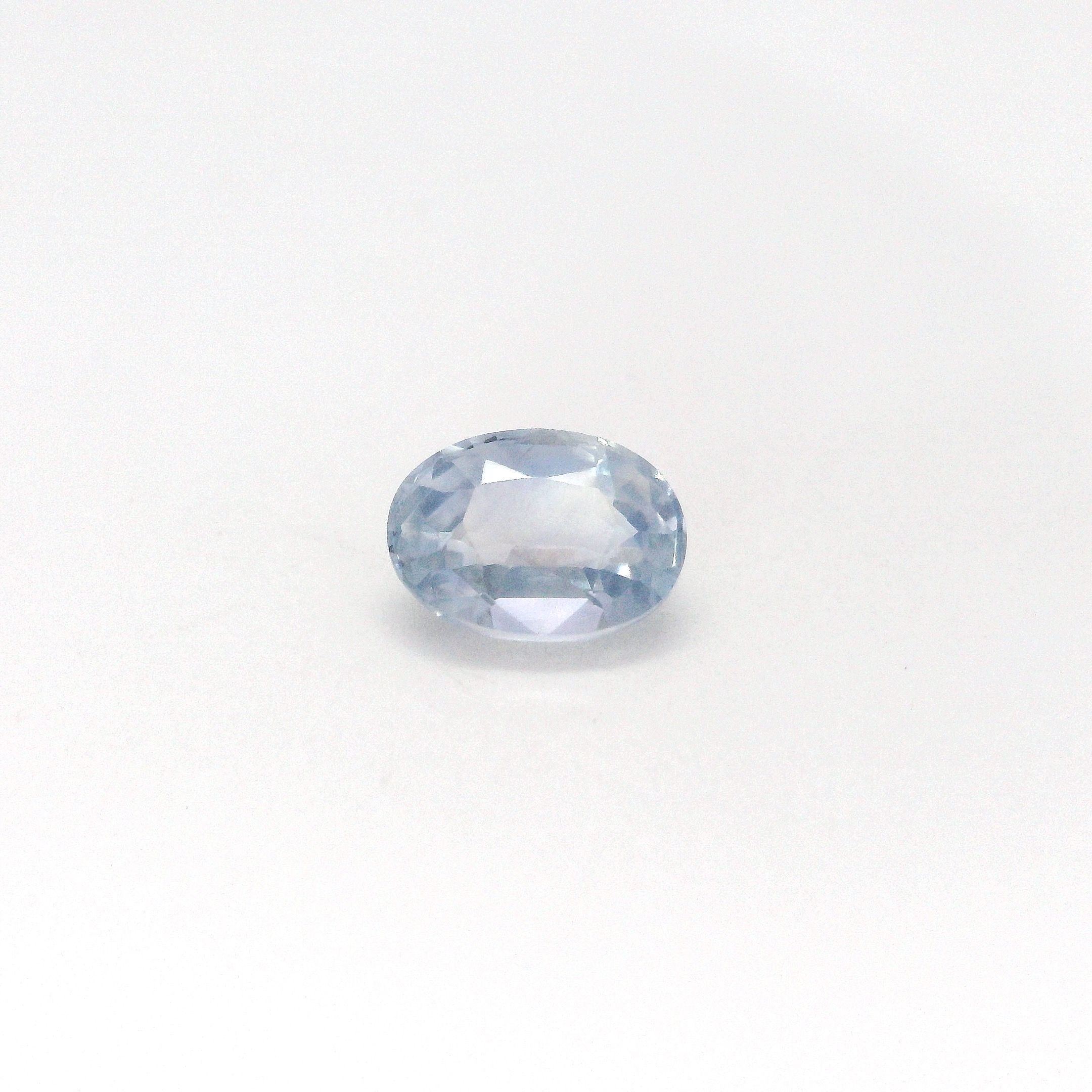 Szafir 1,22 ct, niebieski, szlif owalny