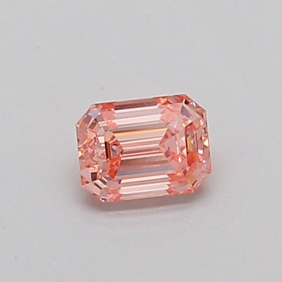 0.32 CT Fancy Orangey Pink EMERALD