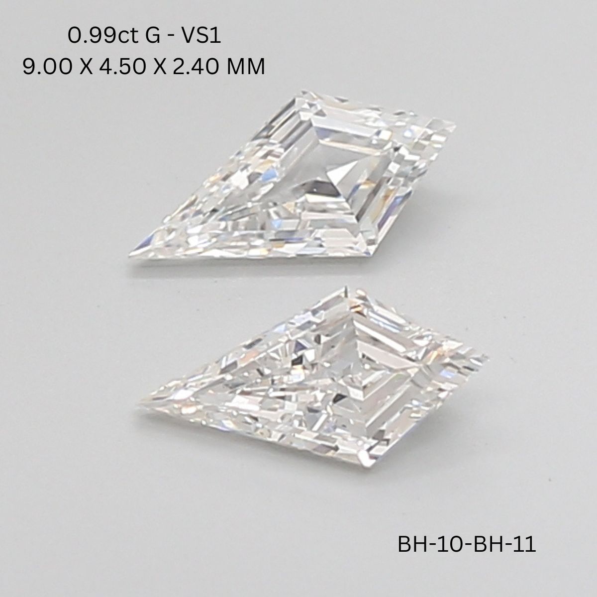 Prírodný diamant kite, VS1,...