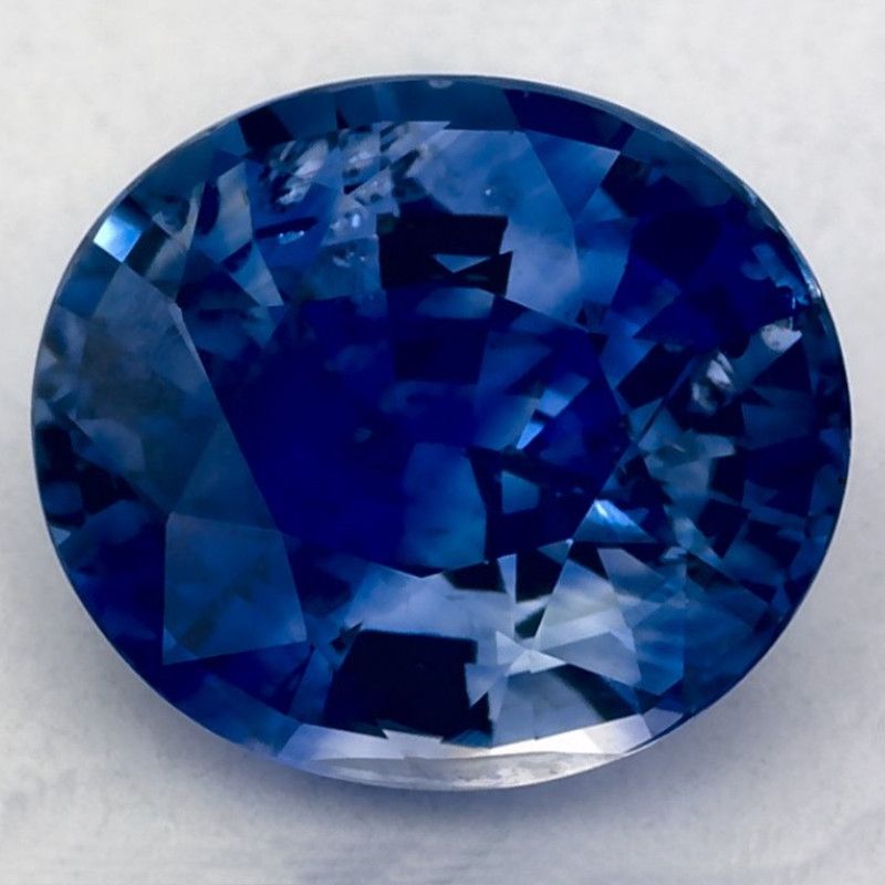 SAPPHIRE FACETED 2.27ct BLUE Blue EC SRILANKA HEATED