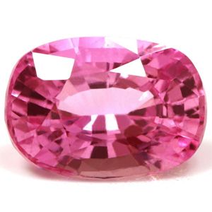 Szafir 1,27 ct, różowy, szlif cushion