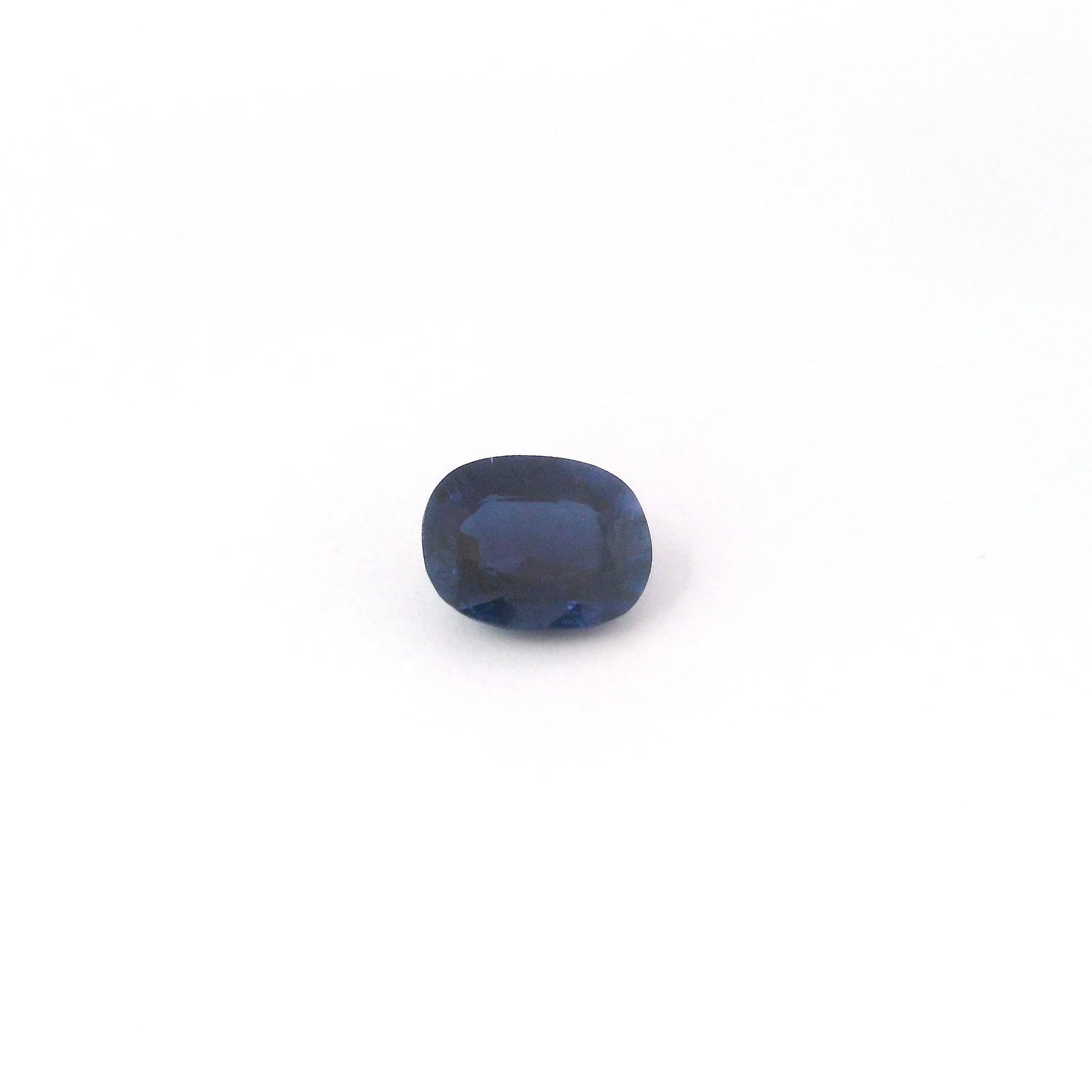 SAPPHIRE Oval 0.91ct BLUE SI FACETED