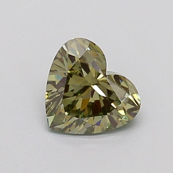 0.5 CT Fancy Deep Green HEART