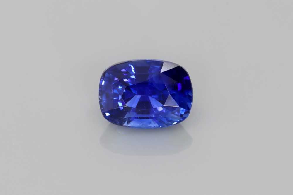 Szafir 1,76 ct, niebieski, szlif cushion