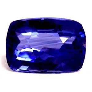 Szafir 4,14 ct, niebieski, szlif cushion