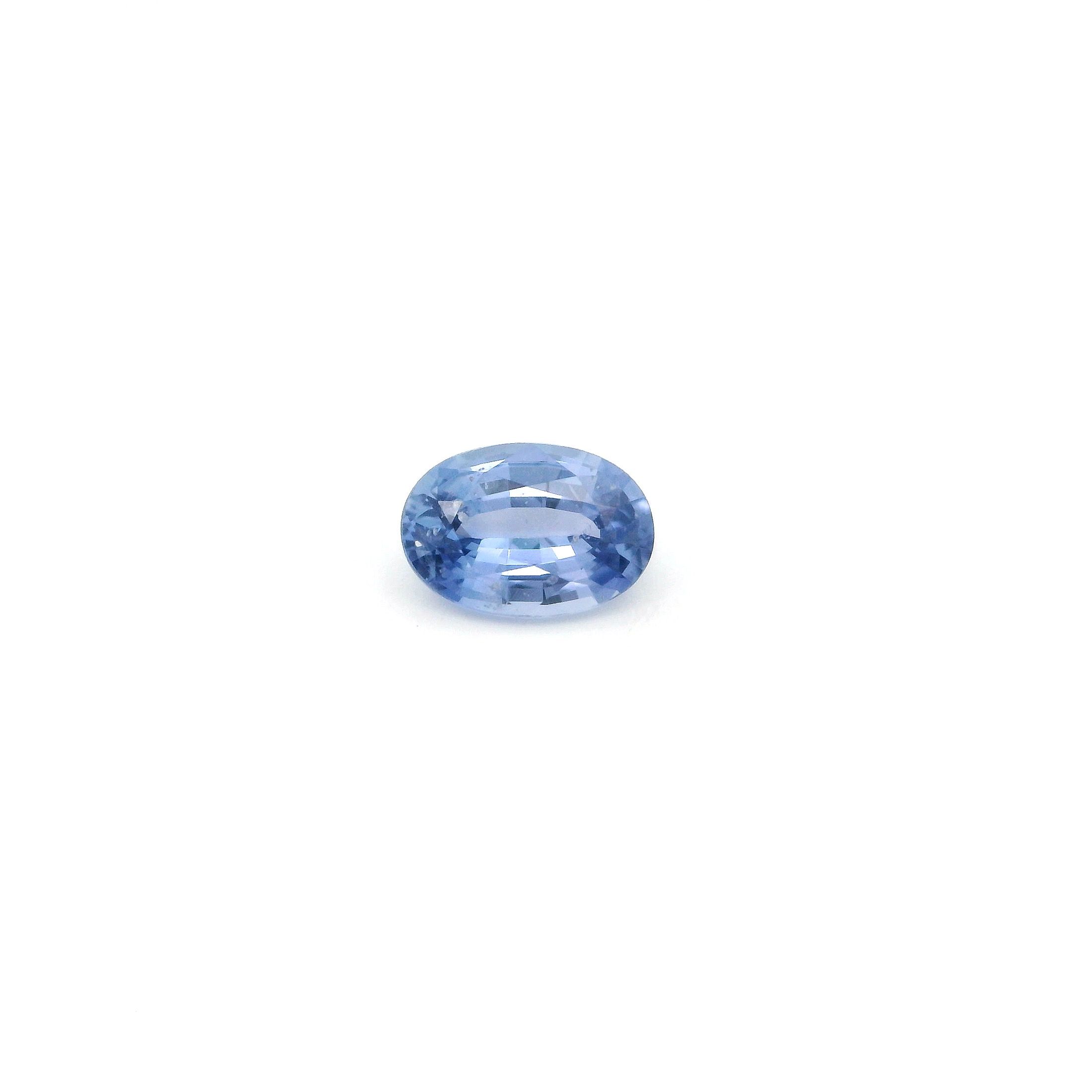 SAPPHIRE FACETED 0.63ct BLUE Medium intense EC SRILANKA HEATED