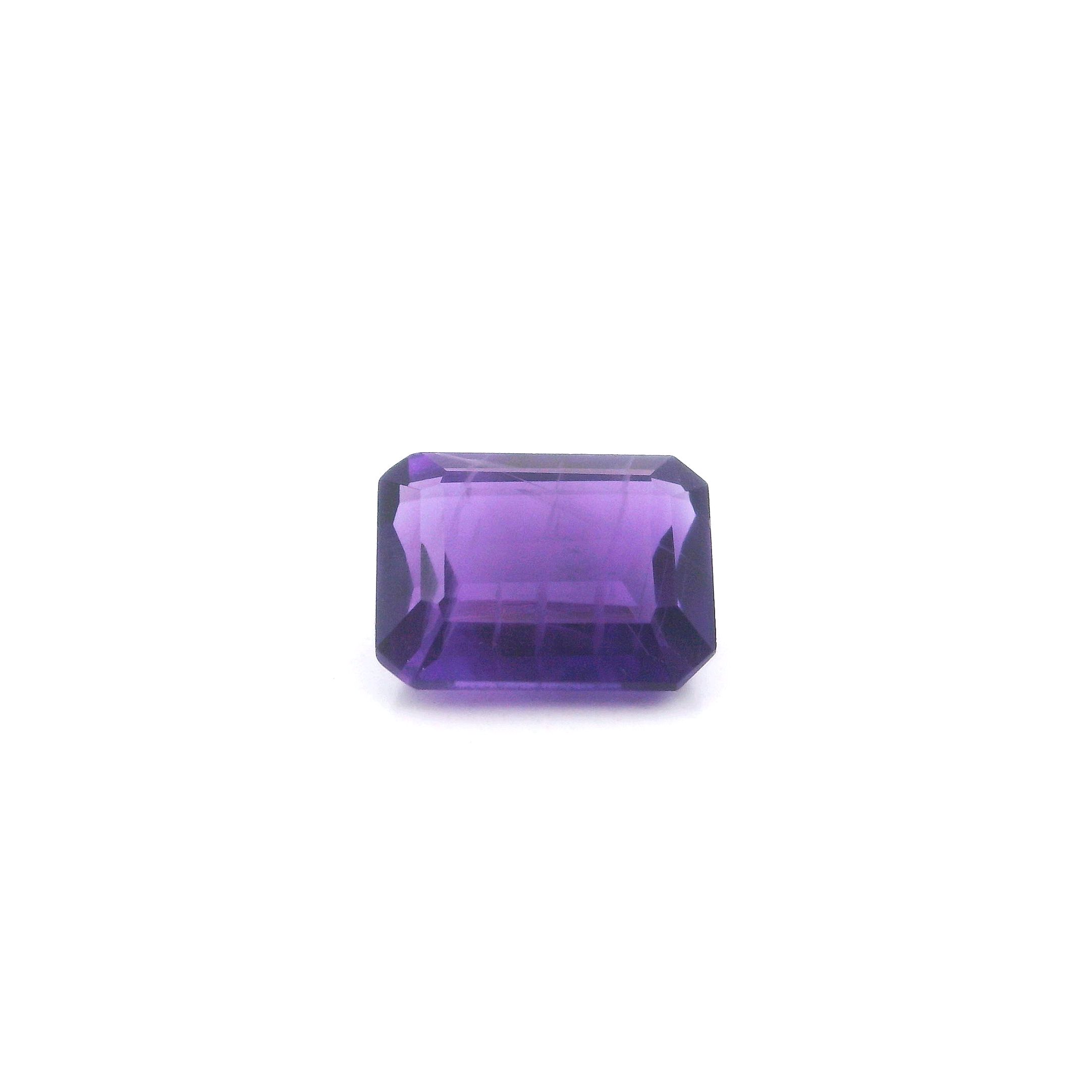 Ametyst 1,48 ct, purpurowy, szlif ośmiokątny