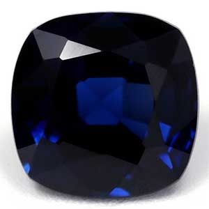 SAPPHIRE FACETED 1.74ct BLUE Intense Blue EC MADAGASCAR HEATED