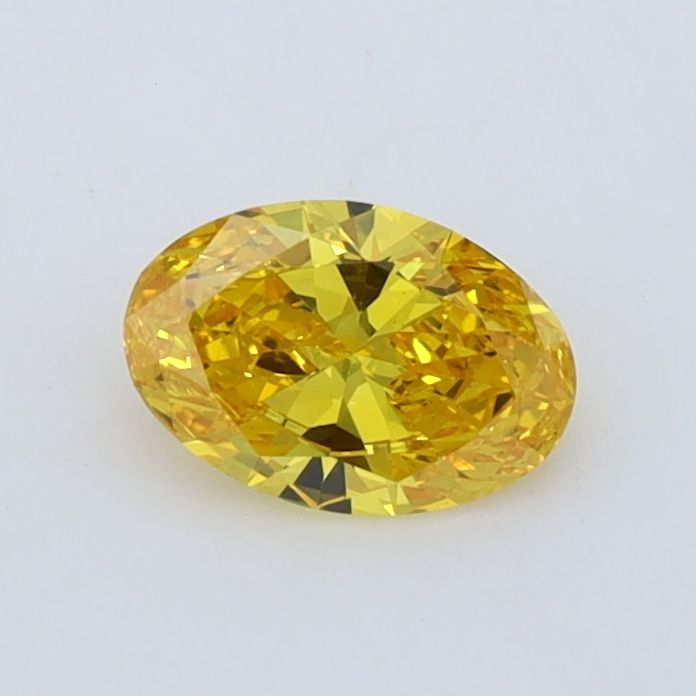0.45 CT Fancy Vivid Yellow OVAL