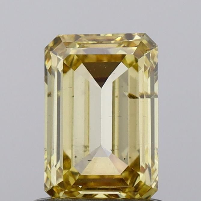 1.01 CT Fancy Vivid Yellow EMERALD