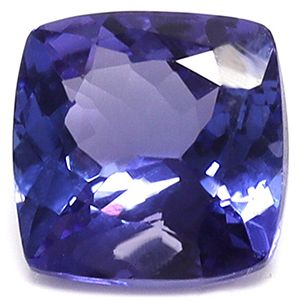 Tanzanit 1,98 ct, niebieski, szlif cushion