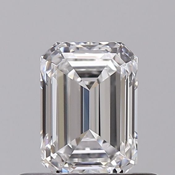 Diamant Émeraude 0.52 ct - Couleur D - Pureté VVS2