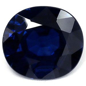 Szafir 1,90 ct, niebieski, szlif owalny