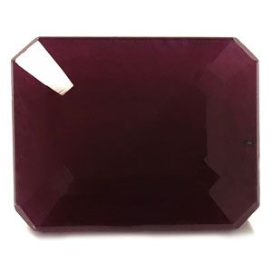 Rubin 9,79 ct, czerwony, szlif szmaragdowy