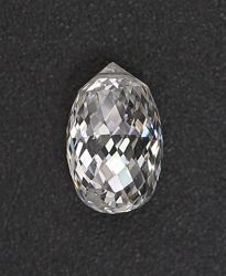 Prírodný diamant briolette,...