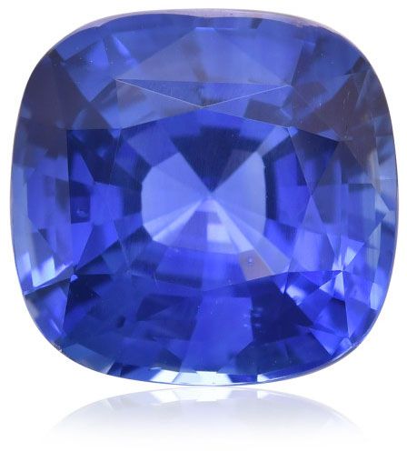 Szafir 7,24 ct, niebieski, szlif cushion